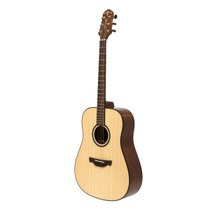 Crafter ABLE D600 N LH left-handed dreadnought acoustic guitar front view natural finish