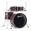 Premier Elite Series 22" 4-piece drum shell pack in Rosewood Satin front hero view