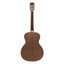 Crafter MIND T-ALPE N acoustic-electric guitar rear view showing layered mahogany back and sides