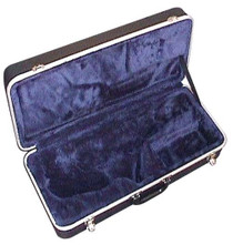 Stagg ABS-AS ABS Molded Alto Saxophone Case with Aluminum Edging and Plush Interior