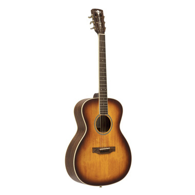 Crafter MIND T-ALPE VTG orchestra acoustic-electric guitar in vintage sunburst front view