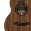 Close-up of the Crafter MINO ALK slotted headstock with vintage open gear tuners