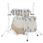 Premier Genista Classic shell pack angled view showing rack toms and bass drum