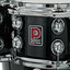 Close-up of the Genista tension lug design on a Premier Shadow Fade birch shell