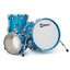 Premier Genista Heritage shell pack shown from an alternate angle in Aqua Sparkle lacquer