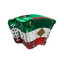 Rossetti 3412 diatonic button accordion in red white and green front view