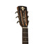 Detail of the Crafter MINO MACASS slotted headstock with chrome Grover machine heads