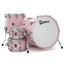 Premier Genista Maple four-piece pink drum shell pack viewed from the opposite side