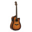 Crafter ABLE D600CE VTG cutaway dreadnought acoustic-electric guitar in vintage sunburst front view