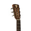 Close-up of the Crafter MINO MAHO mahogany inlay rosette and spruce top