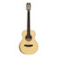 Crafter MINO MAHO body detail showing walnut binding with armrest