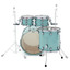 Angled view of the Premier Genista Maple shell pack with 22 inch bass drum and toms