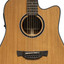 Close-up of the Crafter ABLE D630CE soundhole with wood Crafter inlay rosette