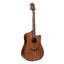 Crafter ABLE D635CE N cutaway dreadnought acoustic-electric guitar front view in natural finish