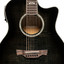 Crafter NOBLE TBK rosewood bridge and compensated saddle detail