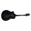Crafter NOBLE TBK flamed maple grain detail under Black burst finish