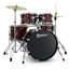 Premier PR20-5DKRSW Revolution Series five-piece drum kit in Red Sparkle finish full setup front view