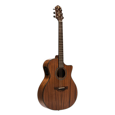 Crafter ABLE G635CE N cutaway grand auditorium acoustic-electric guitar in natural front view
