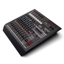 HH Audio Q12FX 12-channel mixing console seen from above showing full control surface