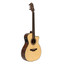 Crafter ABLE T600CE N cutaway acoustic-electric guitar front view in natural finish