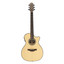 Headstock of the Crafter ABLE T600CE N with diecast chrome machine heads and black buttons