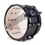 Premier Artist PAB1055SSBS snare drum angled view showing black nickel hardware and shell mounting bracket