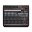 HH Audio Q16FX stereo mixing console angled full view of the control surface