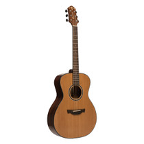 Crafter ABLE T630 N orchestra acoustic guitar with solid cedar top in natural highgloss finish