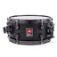 Premier Artist PAB1206SSBS birch snare drum in Stealth Black front view