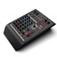 HH Audio Q6FX mixer angled full view with channel strips and rotary controls visible