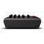 Close-up detail of the HH Audio Q6FX channel controls and knobs