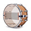 Premier Artist PAB1307SAAS snare drum from an alternate angle with chrome hardware