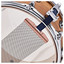 Close-up detail of Premier Artist PAB1307SAAS snare drum lug and triple flange hoop