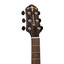 Crafter ABLE T635 N detail of rosewood bridge and compensated saddle on mahogany top