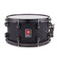 Premier Artist 13 x 7 birch snare drum in Stealth Black finish front hero view