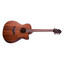 Detail shot of the Crafter ABLE T635CE cutaway and solid mahogany top
