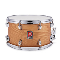 Premier Artist PAB1408SAAS 14 x 8 birch snare drum in Antique Ash finish front hero view