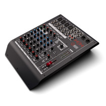 HH Audio Q8FX 8-channel analogue mixing console front hero view