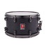 Premier Artist 14 x 8 birch snare drum in Stealth Black hero front view