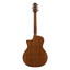 Crafter AL G-MAHO CE rear view showing solid mahogany back with stripe