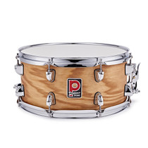 Premier Artist PAB1465SAAS birch snare drum in Antique Ash front hero view