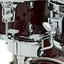 Close-up of Deco style tension lugs on the Premier Artist Series Cherry Red birch shell