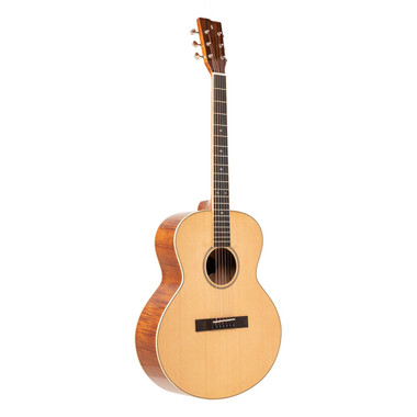 Stagg SA45 O-FM orchestra acoustic guitar full front view with spruce top in natural finish