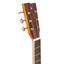 Detail of the Stagg SA45 O-FM rosewood fingerboard with snowflake inserts