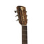 Detail view of the Crafter BIG MINO ALM slotted headstock with chrome Grover tuners