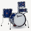 Premier Artist Heritage four-piece birch shell pack in Blue Pearl viewed from the front