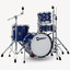 Drummer playing the Premier Artist Heritage shell pack in Blue Pearl