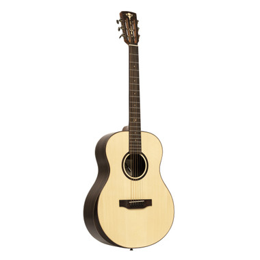 Crafter BIG MINO ROSE acoustic-electric guitar front view in natural satin finish