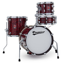 Premier Artist Heritage PAH16-4SPBUW four-piece birch shell pack in Burgundy Pearl front view