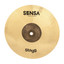 Stagg Sensa Exo splash cymbal shown in profile highlighting its shape and bell
